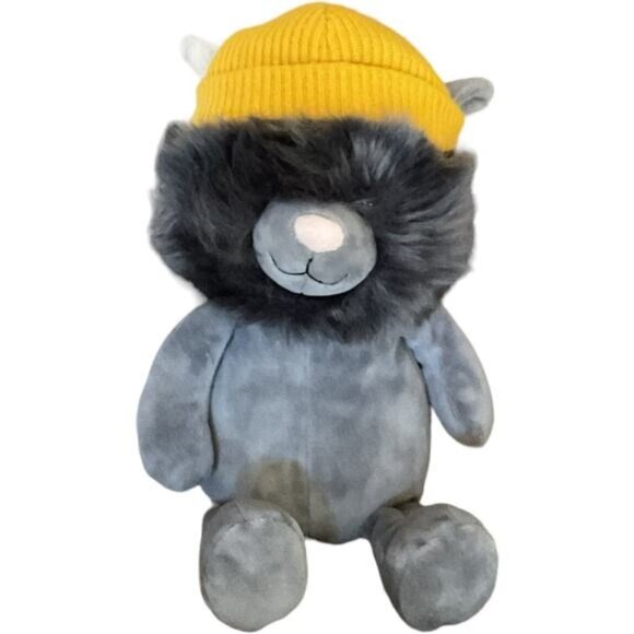 JellyCat Rap Cat Hip Hop Beanie Soft Lovey Baby Plush Doll Stuffed Retired - Picture 2 of 7